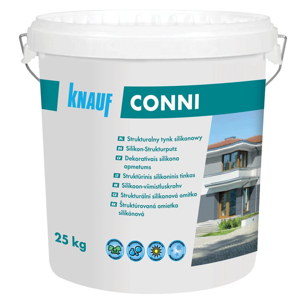 KNAUF tynk silicon CONNI S 1,5 25 kg BAZA B