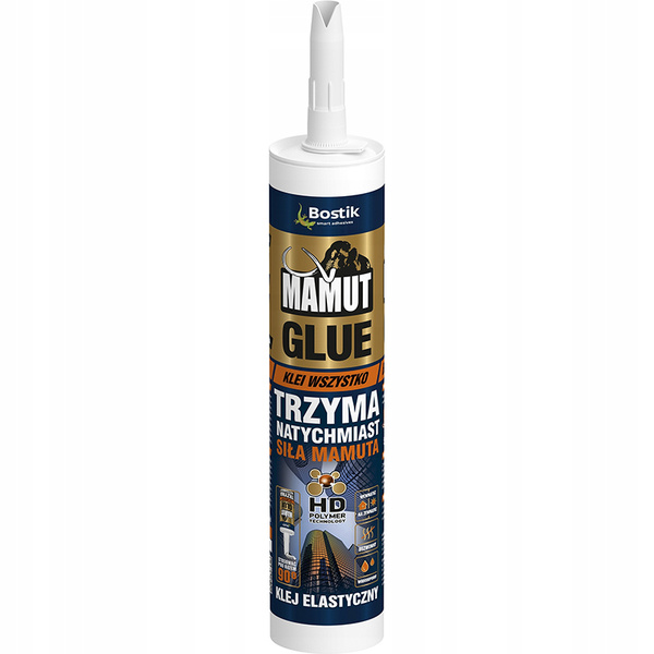 Klej Hybrydowy BOSTIK Mamut Glue Biały – Ekstremalny Chwyt Natychmiastowy 290ml