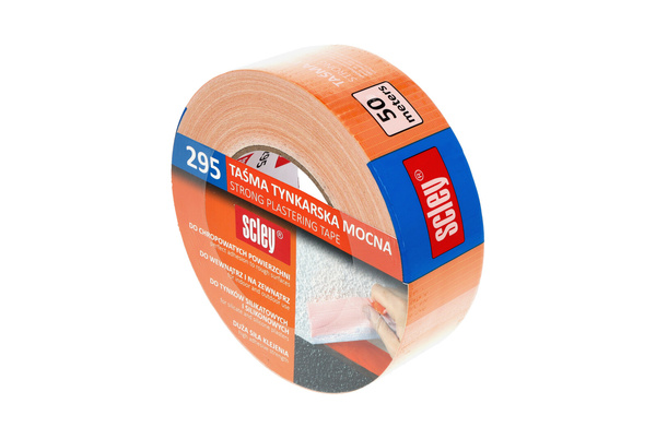 KAEM SCLEY TAŚMA TYNKARSKA MOCNA 48X50M *295* POMARAŃCZ 10DNI